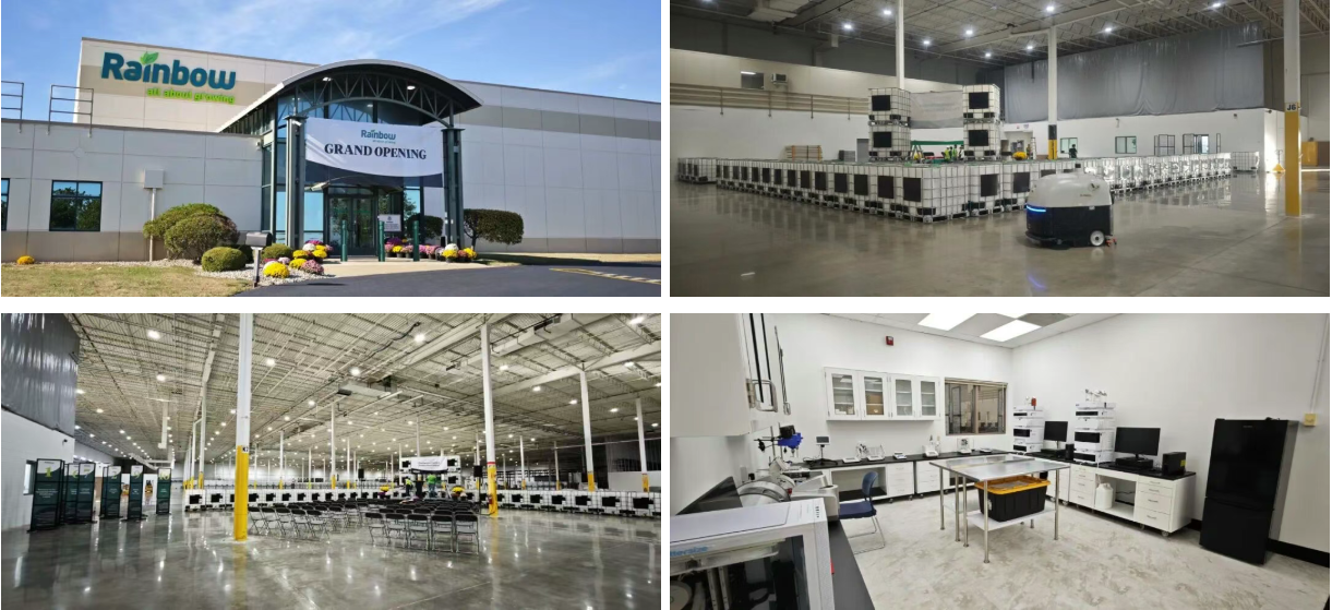 Rainbow伊利诺伊州香槟合作伙伴生产中心开业，强化北美供应链能力