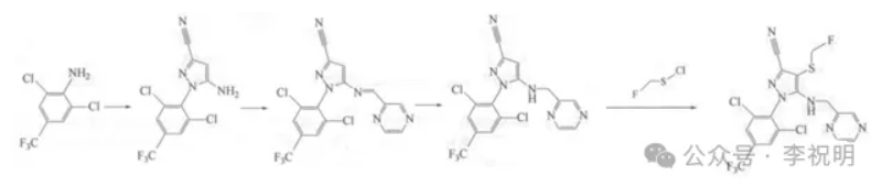 新型苯基吡唑类杀虫剂—嗪吡唑虫胺/吡嗪氟虫腈