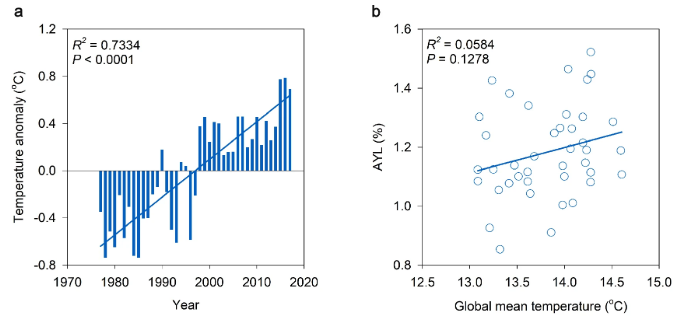 以小麦与麦长管蚜为例,探究气候变化下害虫行如何导致作物产量损失加剧