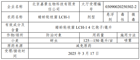 苯嘧草唑、氟氯氨草酯、氟螨双醚及氟苯醚酰胺等16个新农药拟批准登记