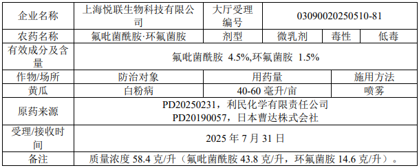 新一批497个农药产品拟登记：氟吡、氟唑菌酰胺仍是原药热门，氟唑菌苯胺拟登三元种子处理剂扩大防治谱