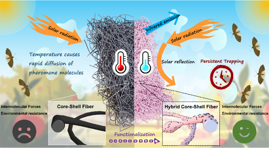 农科院植保所开发辐射冷却纳米纤维平台实现昆虫性信息素气候适应性释放