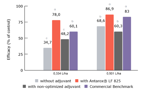 世索科 Antarox® LF 系列：智能内置助剂设计，赋能低剂量农药实现更高生物功效