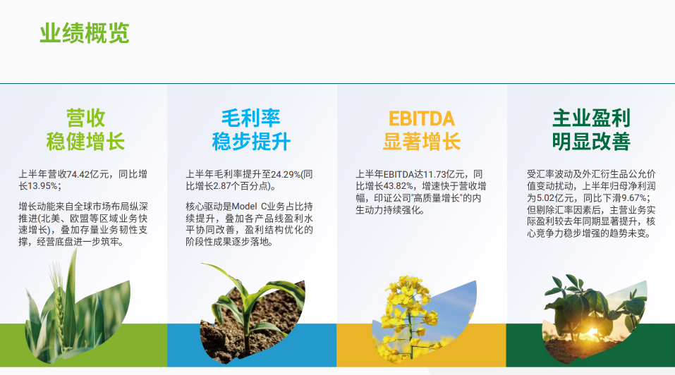 润丰股份2026H1：营收74.42亿元，Model C 业务加速成长，新获500余项登记