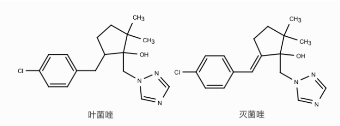 三唑类杀菌剂灭菌唑，国内主要登记用作谷物种子处理