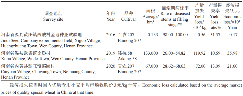 中国小麦茎基腐病发生流行概况及其综合防治对策